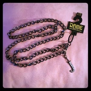 Chain Belt with Charm
